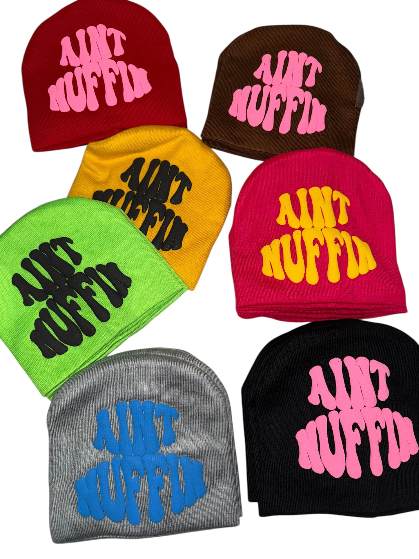 Aint nuffin Baby beanies