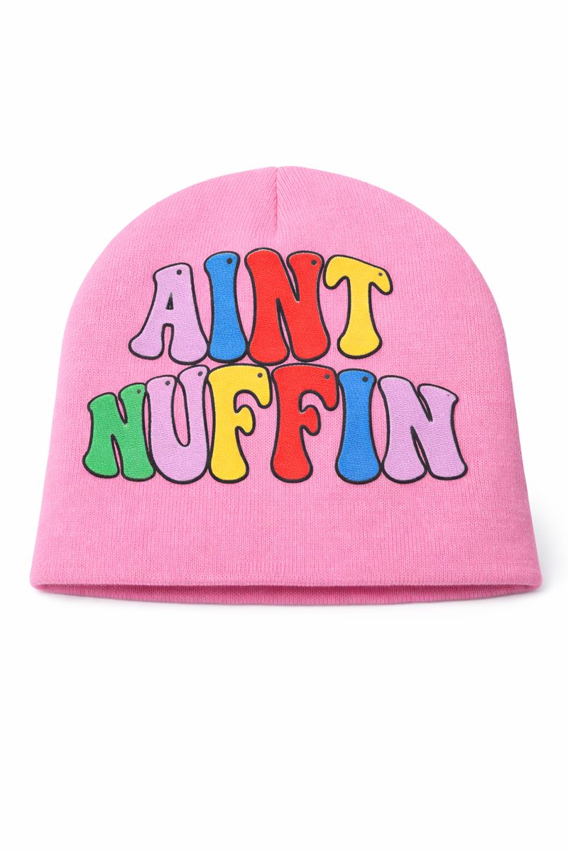 PINK RAINBOW BEANIE