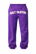 AINT NUFFIN PURPLE JOGGERS